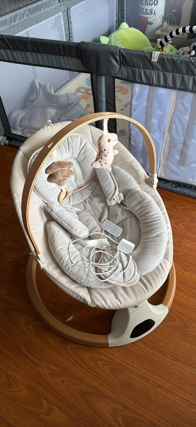 Monamii Baby Swing - Light Beige - photo 2