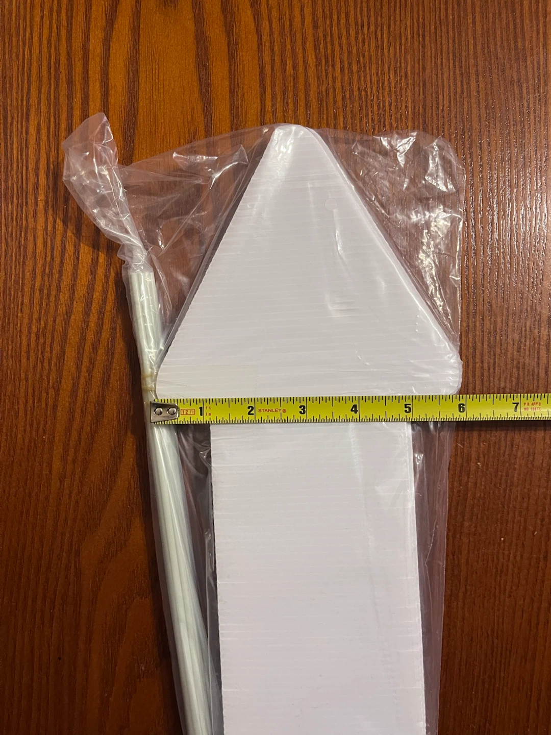 10 BLANK WHITE CORRUGATED PLASTIC ARROW YARD SIGNS - photo 3