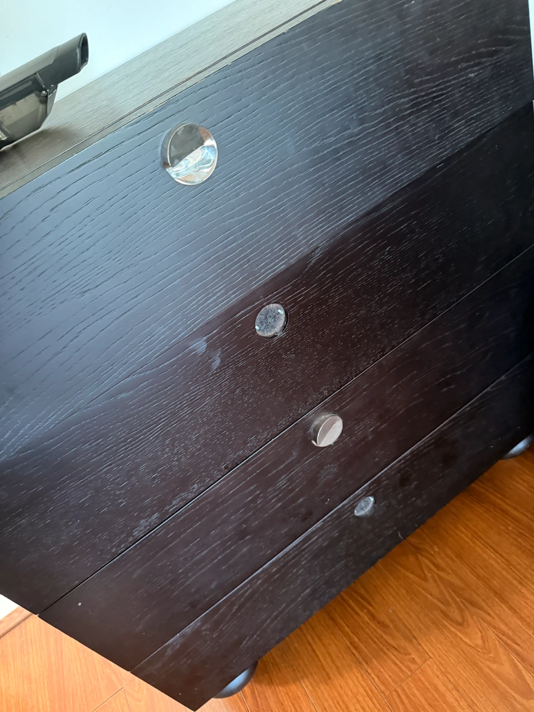 Black 4-Drawer Dresser - photo 3