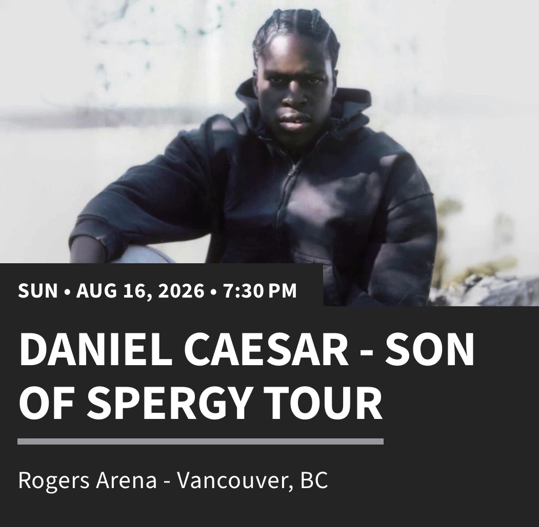Daniel Caesar - Son of Spergy Tour Ticket