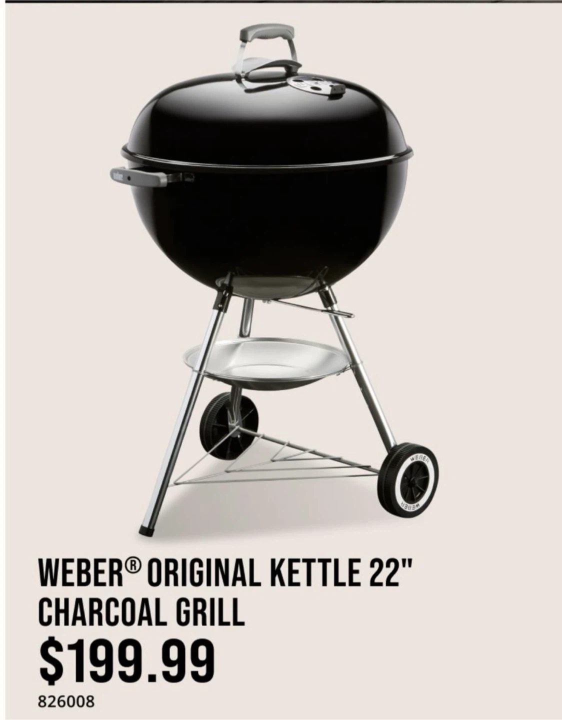 Weber Original Kettle 22" Charcoal Grill