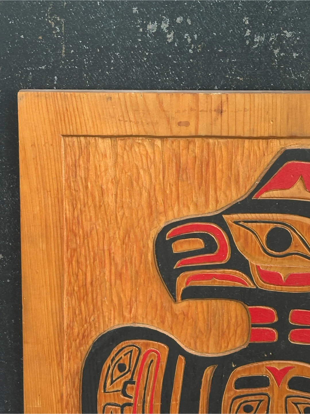 1983 Norman Hugh Diablo Haida First Nations Cedar Raven Carving - photo 2