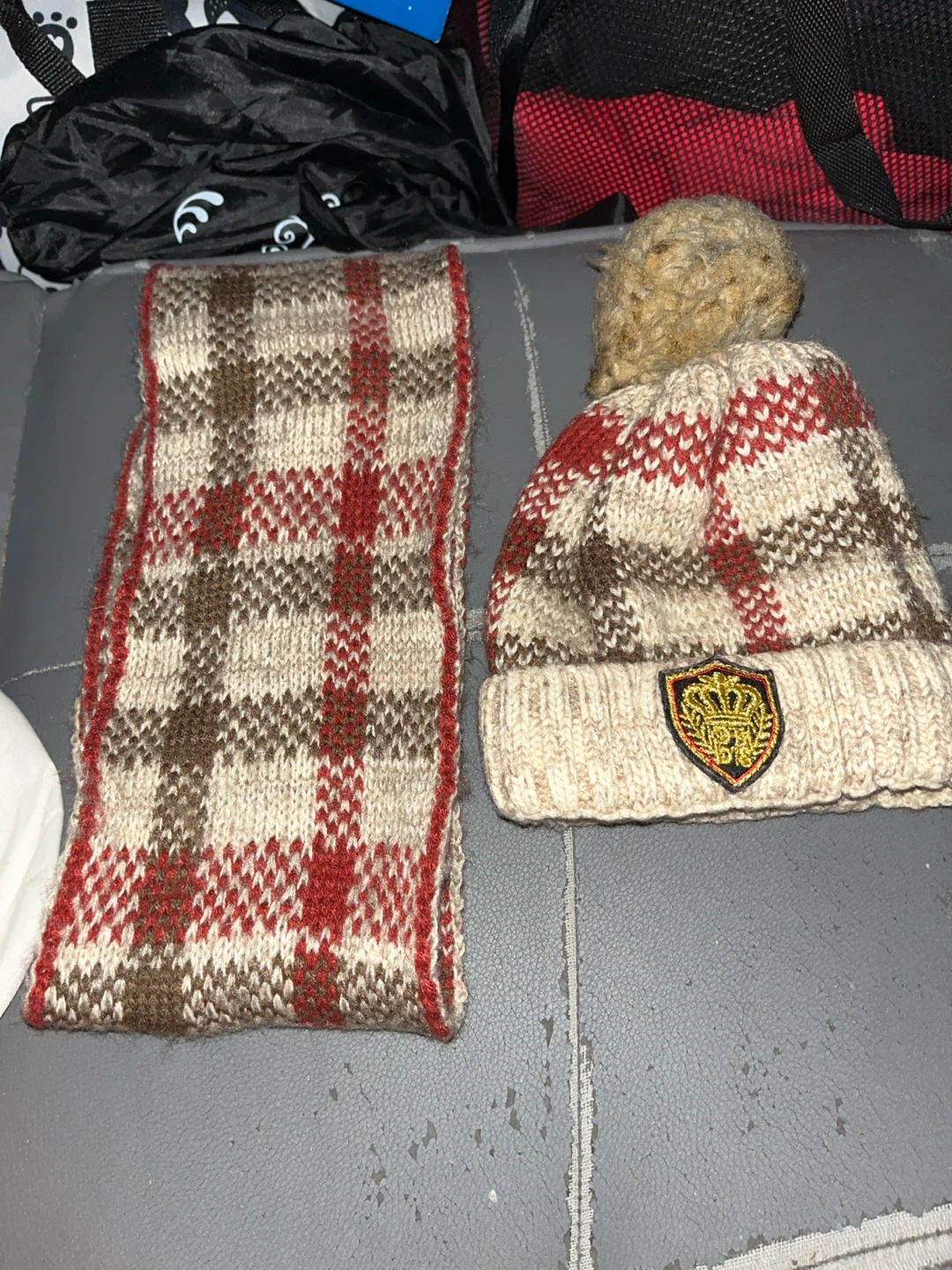 Knit Beanie and Scarf Set - photo 2
