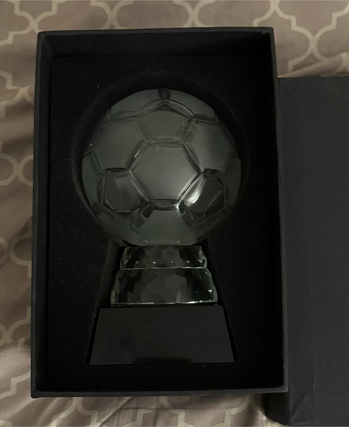 Soccer award crystal ball