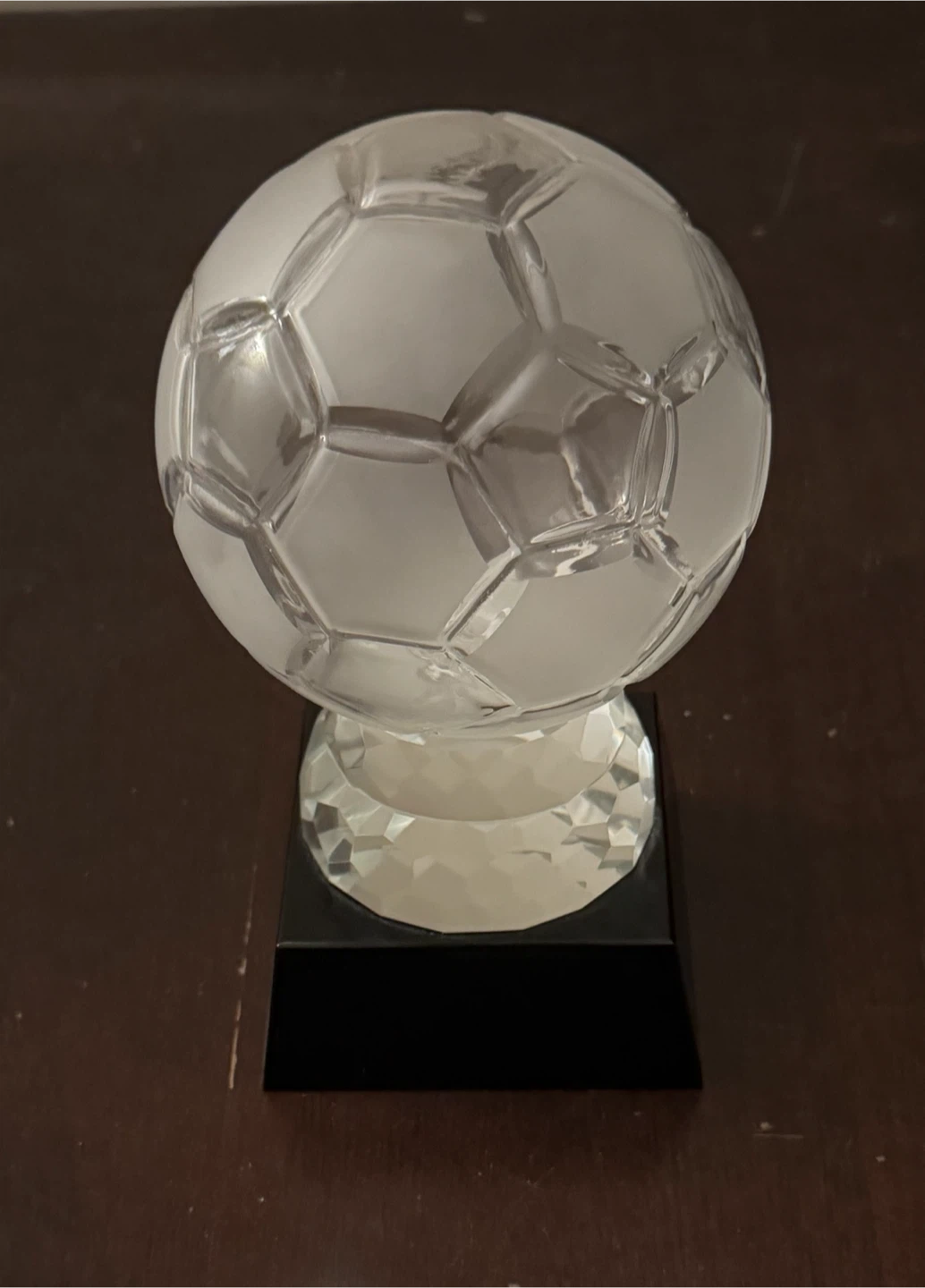 Soccer award crystal ball - photo 2