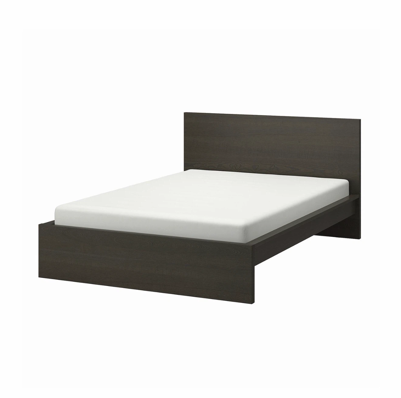 IKEA MALM Black King Bed Frame with Slats - photo 3