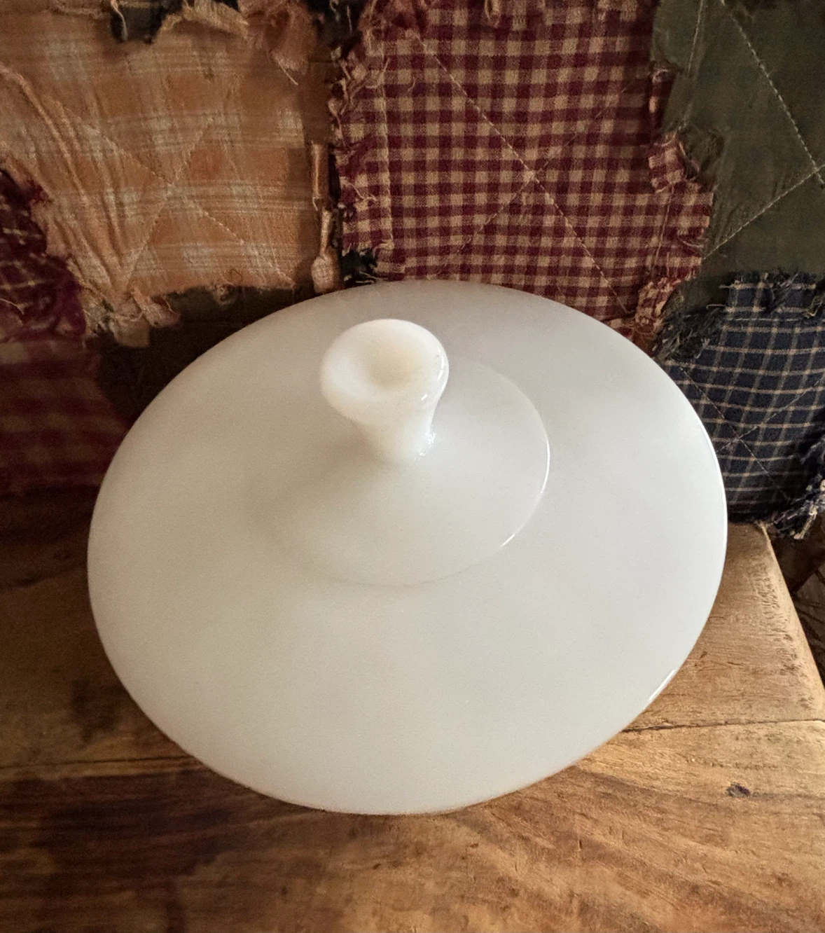 Vintage Federal Glass Milk Glass Bowl with Lid - photo 4