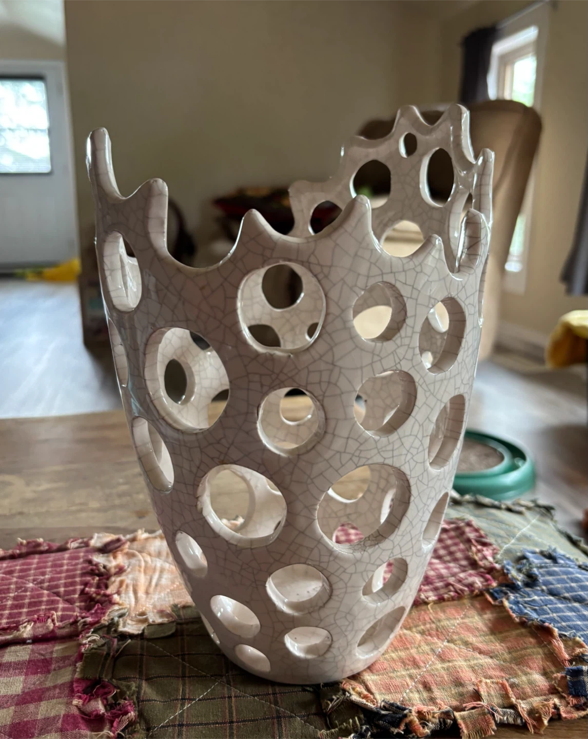 Decorative Ceramic Candle Holder