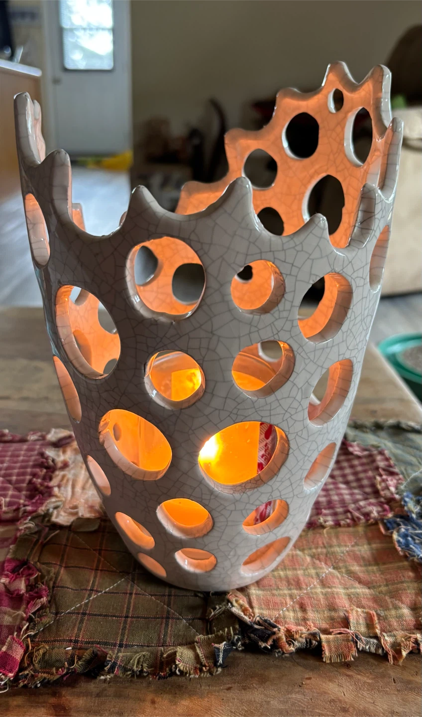 Decorative Ceramic Candle Holder - photo 3