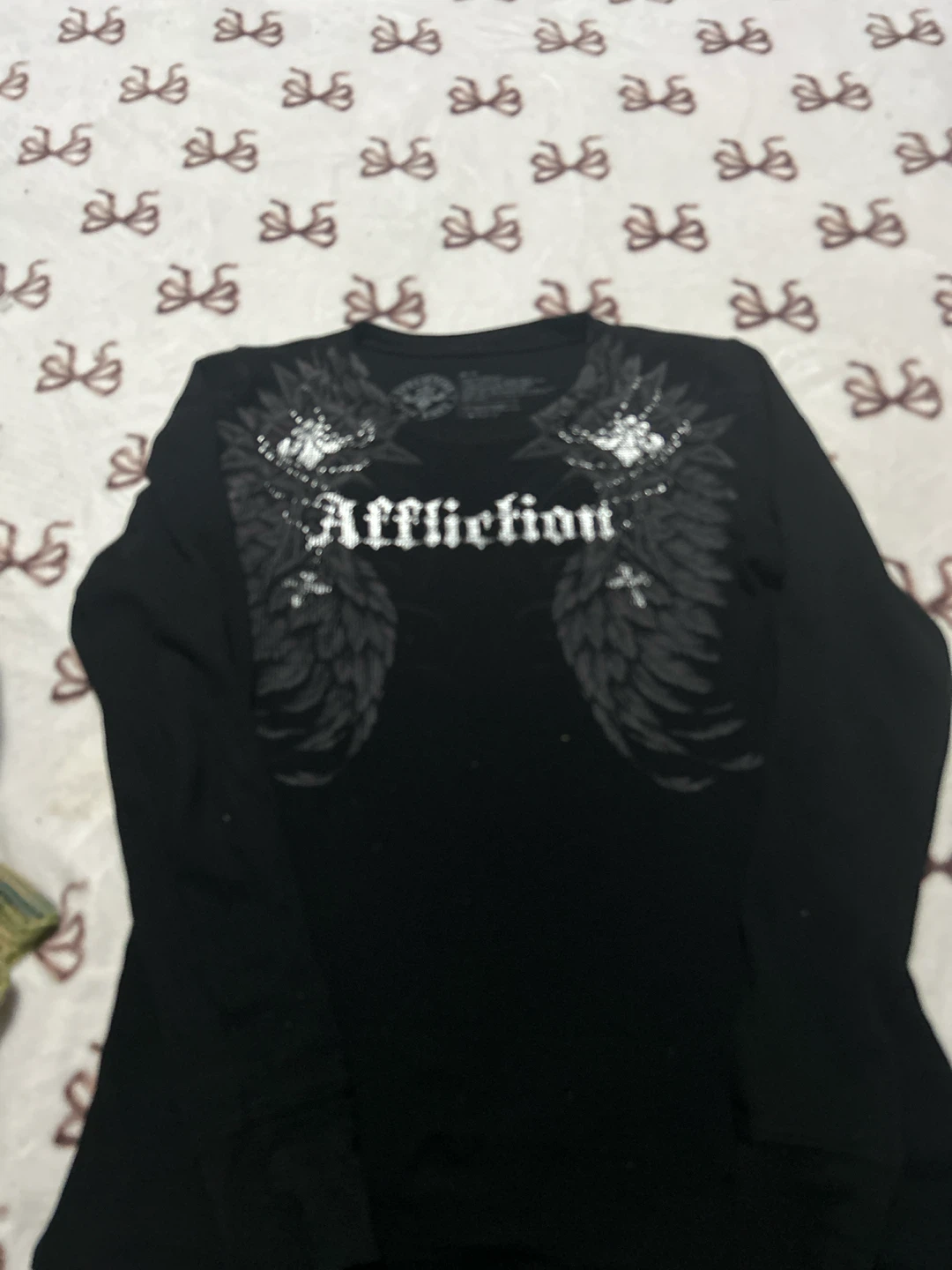 Affliction Black Long Sleeve Shirt