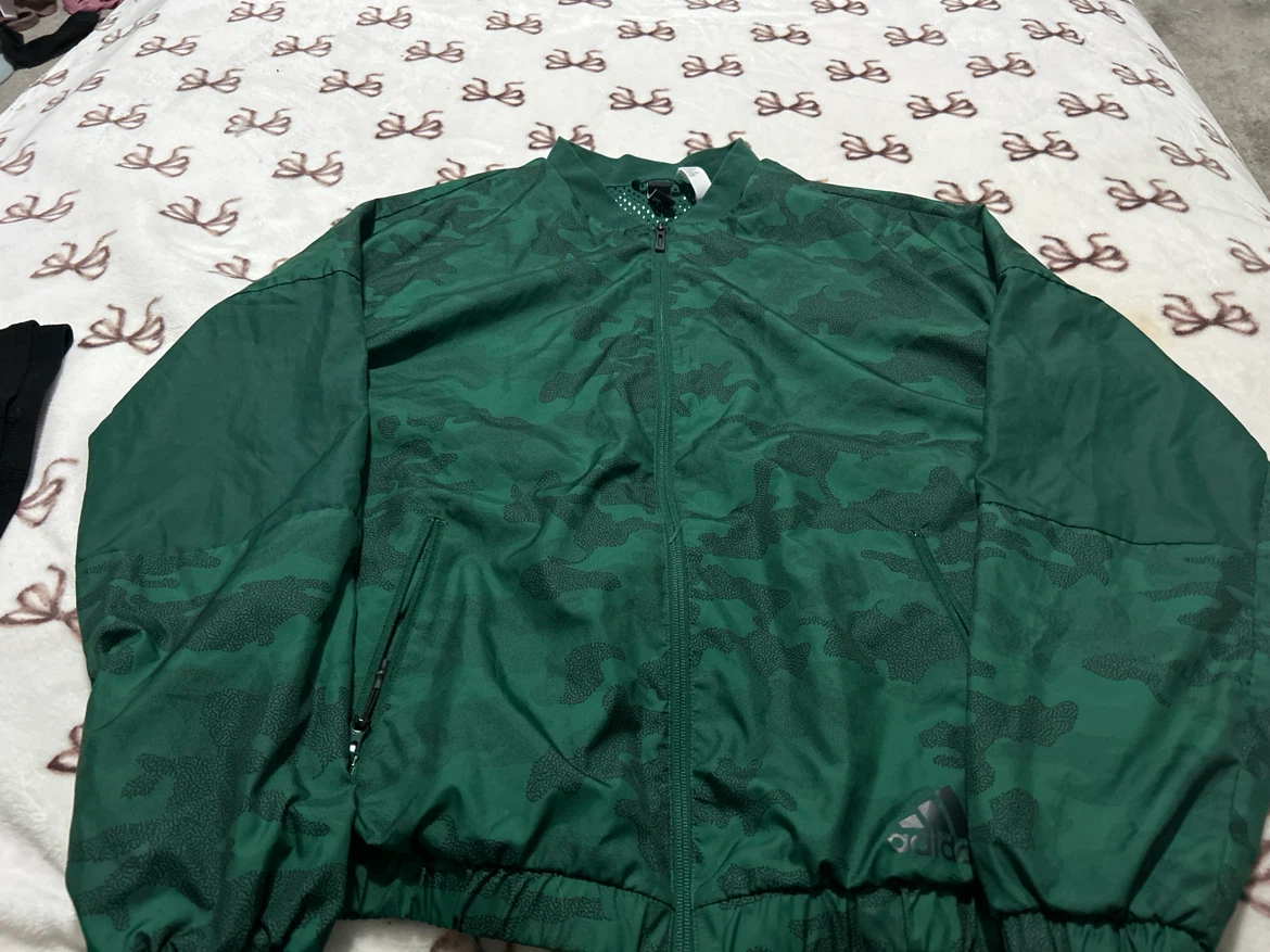 Adidas Green Camo Track Jacket