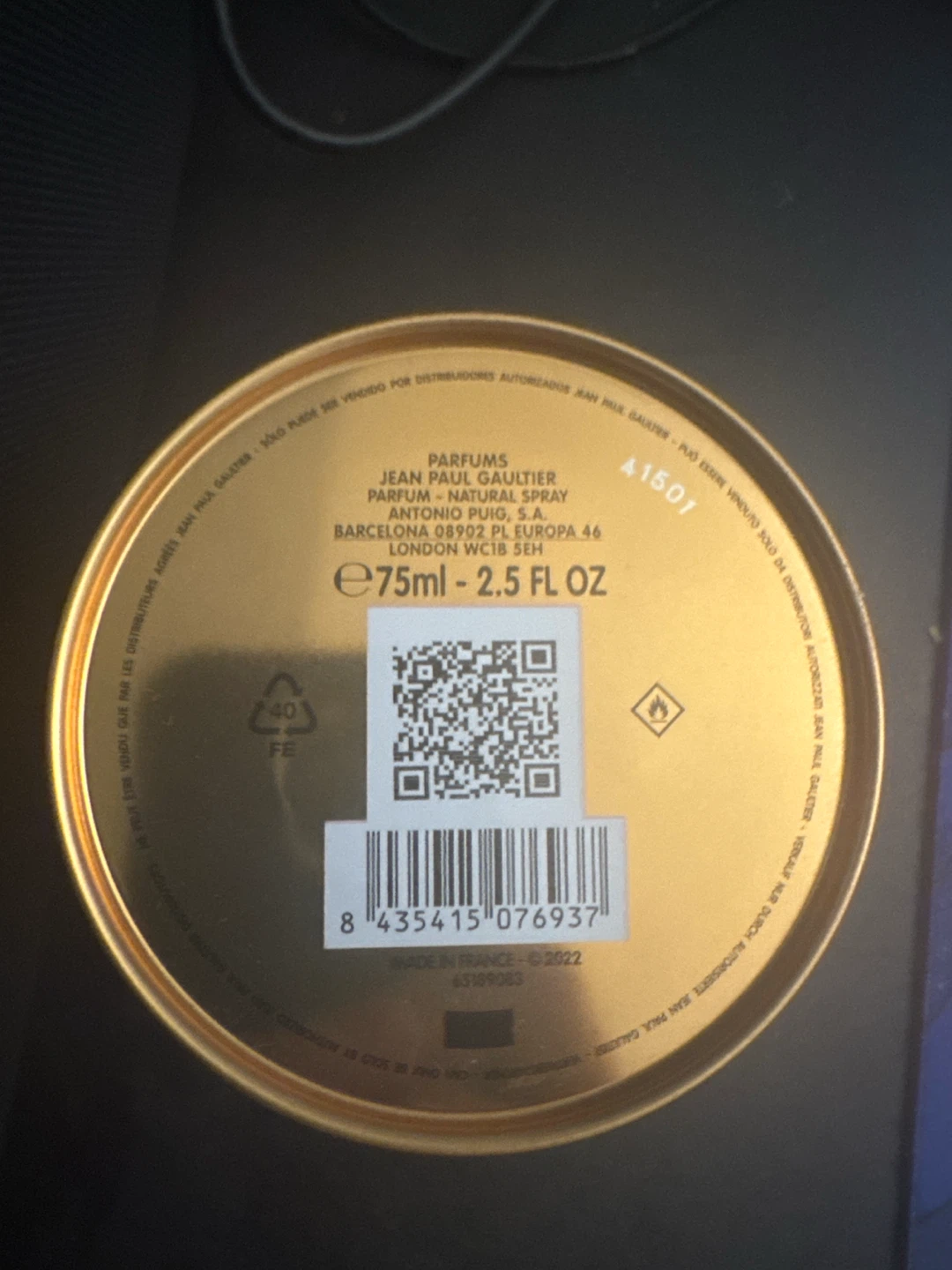 JPG Le Male Elixir Box Only - photo 2