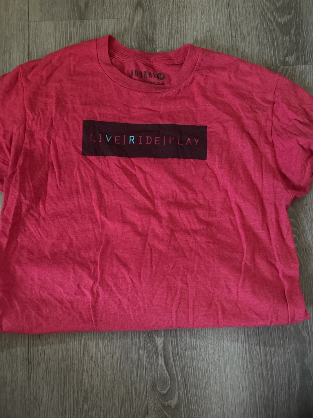 Vooray Live|Ride|Play T-Shirt