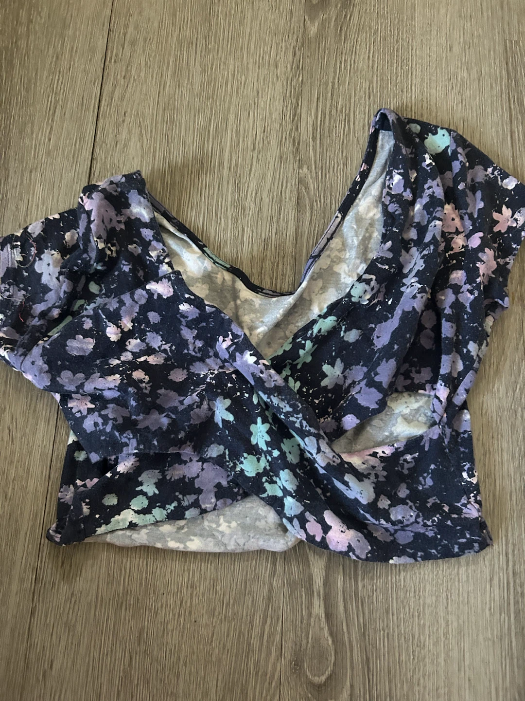 Floral Print Cropped Top