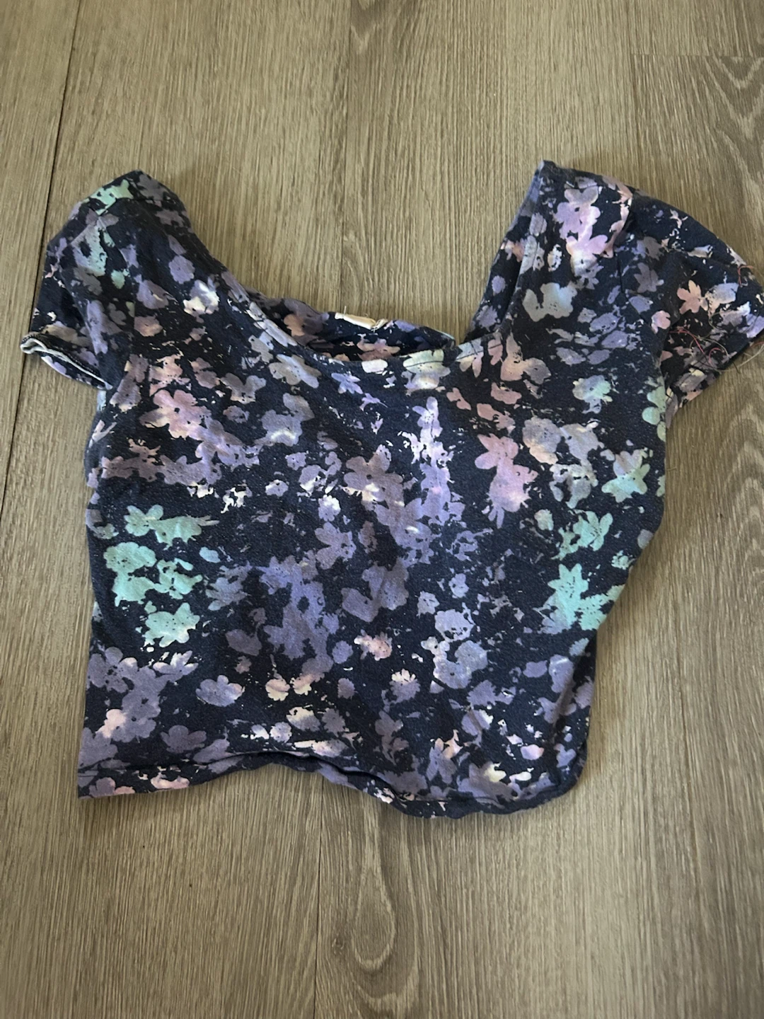 Floral Print Cropped Top - photo 2