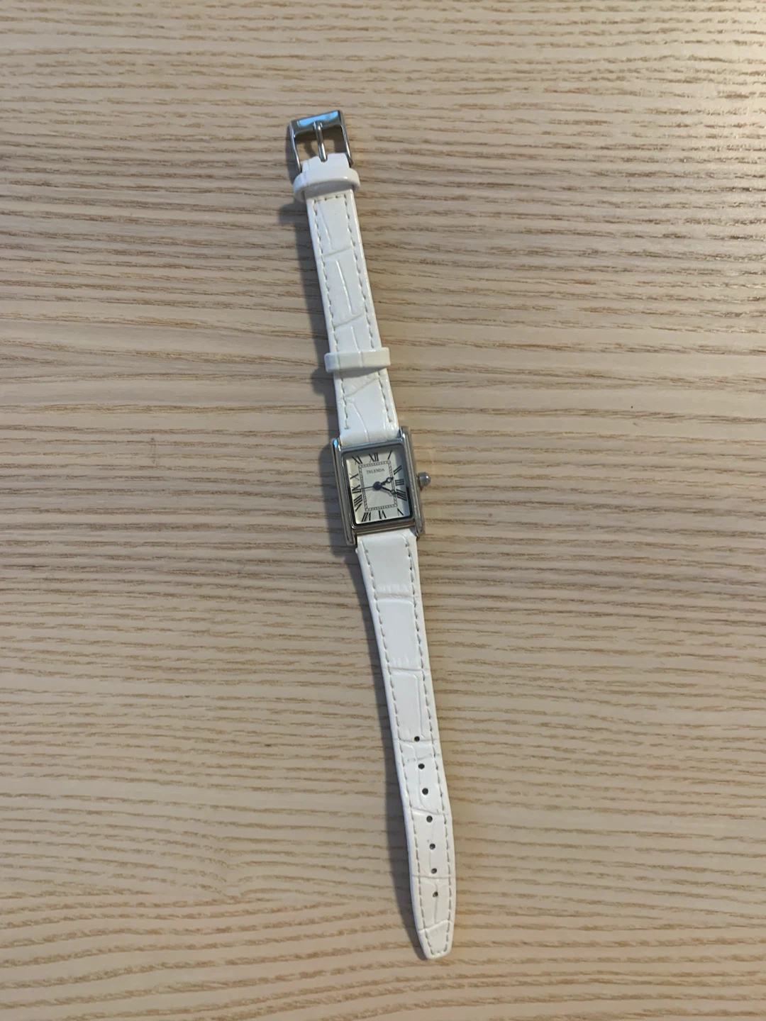 Women's White Band Watch