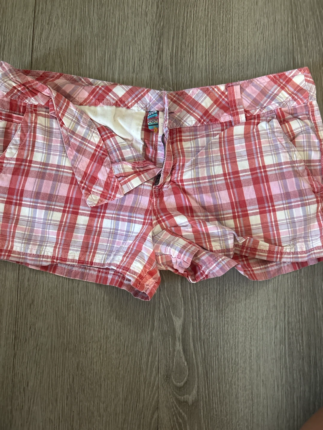 Surf Co. Plaid Shorts