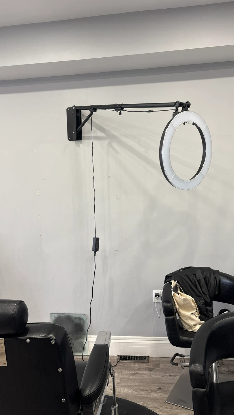 18” Neewer LED Adjustable Ring Light with Wall Mount