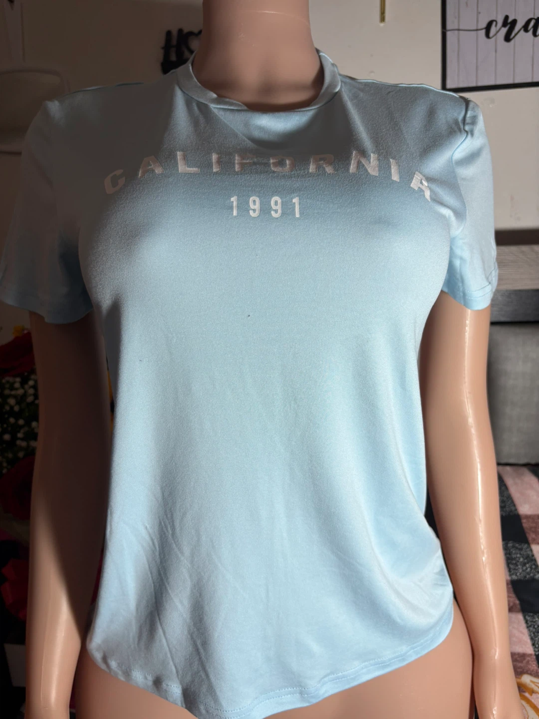 Light Blue California 1991 T-Shirt - photo 2