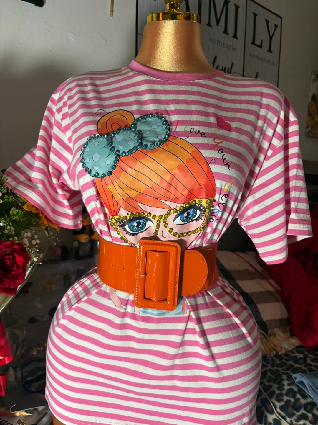 Graphic Striped T-Shirt - photo 3
