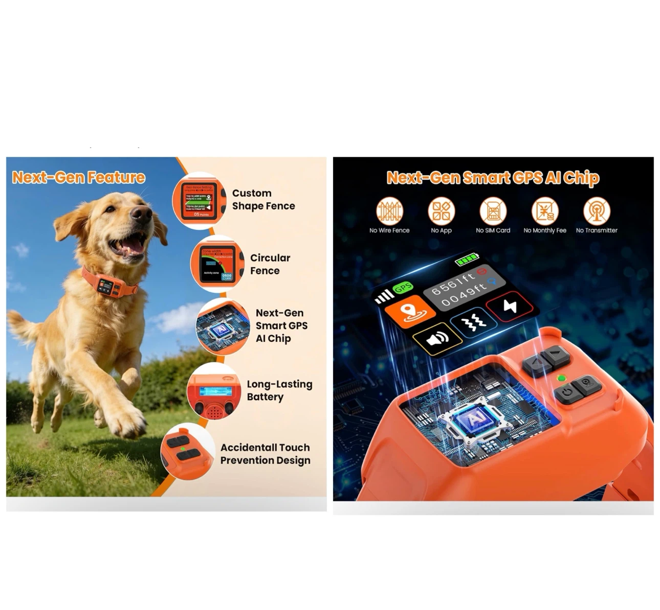 Brand new GPS Wireless Dog Fence System for Medium Large Dog - photo 4