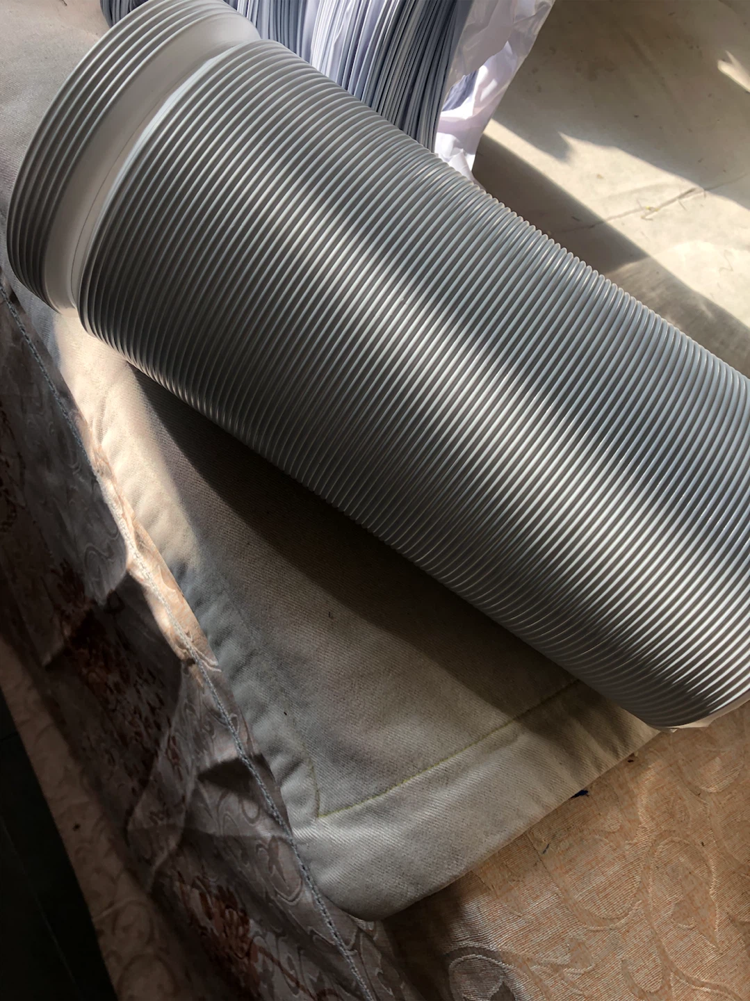 White Flexible AC  Vent Hose 5 diameter - photo 2