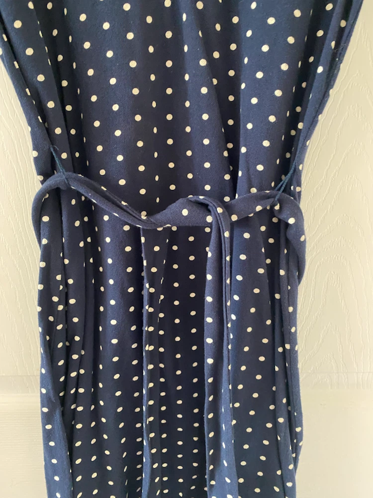 Tommy Hilfiger Navy Polka Dot Polo Dress XS - photo 4