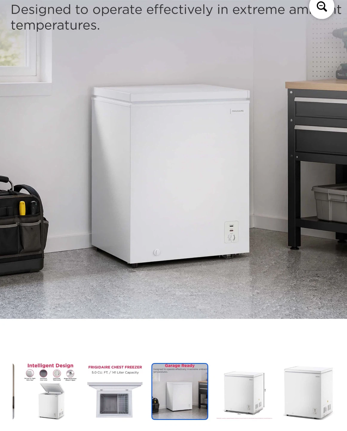 Frigidaire Chest Freezer - 5.0 cu. ft. - photo 2