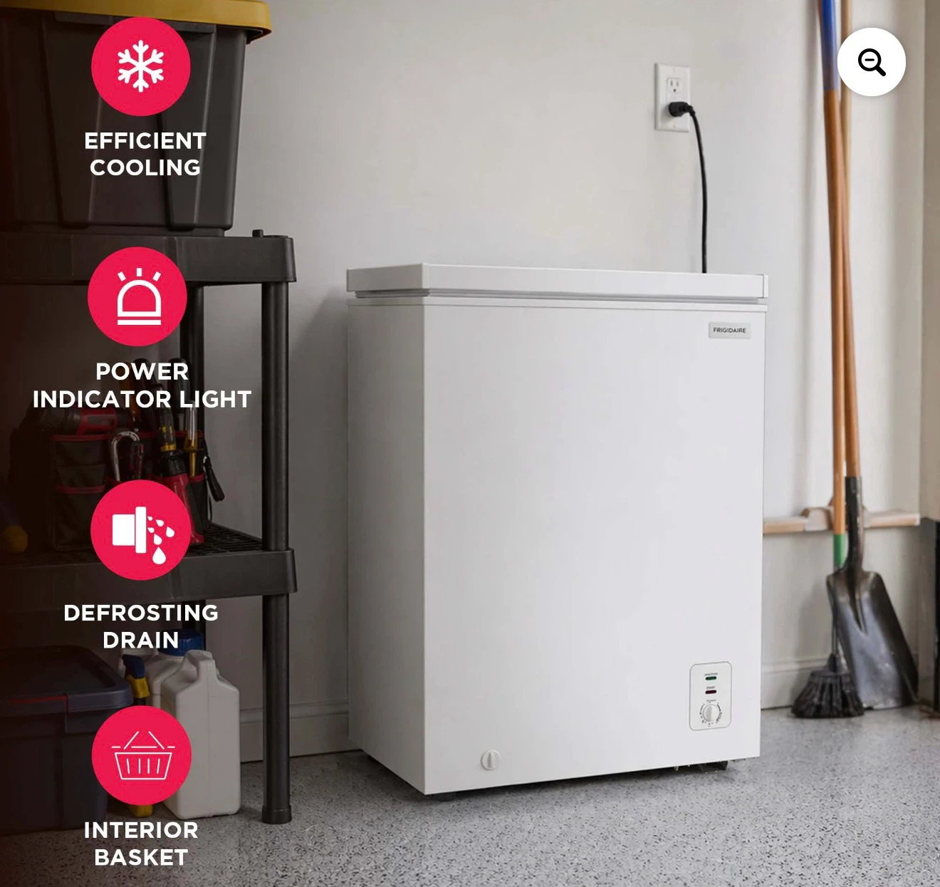 Frigidaire Chest Freezer - 5.0 cu. ft. - photo 3