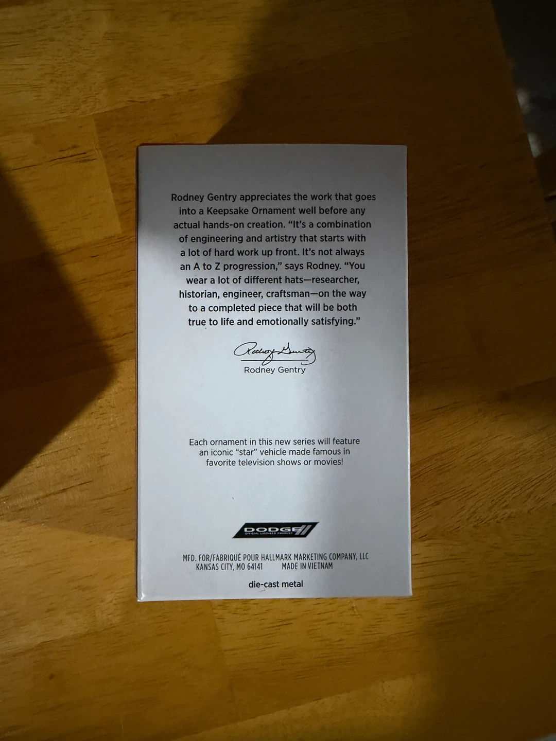 2021 Hallmark 1970 Dodge Charger The Fast and The Furious - photo 4