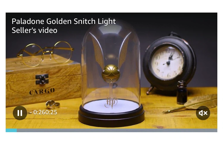 Harry Potter Golden Snitch   Desk Lamp - photo 5