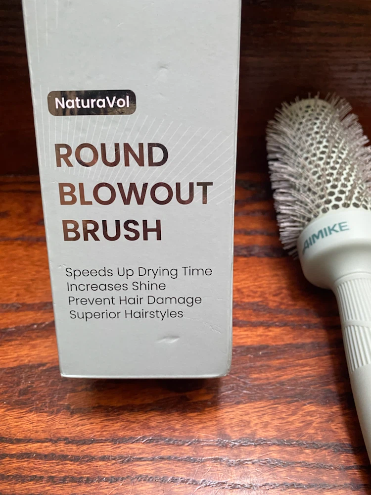 AIMIKE NaturaVol Round Blowout Brush - Sage Green - photo 2
