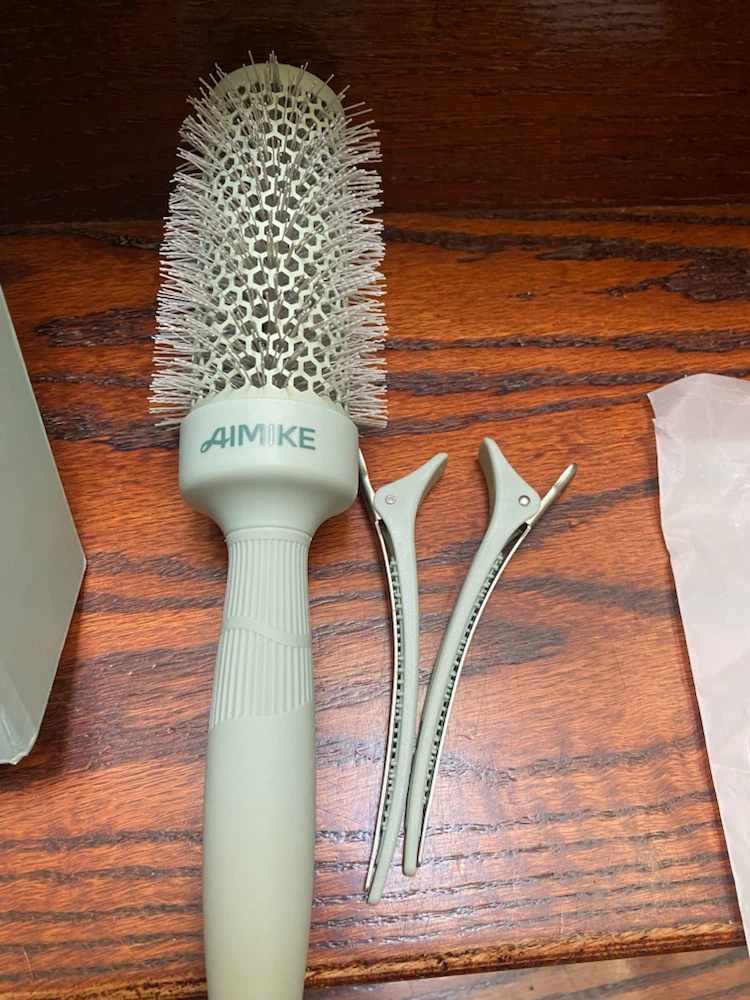 AIMIKE NaturaVol Round Blowout Brush - Sage Green - photo 4