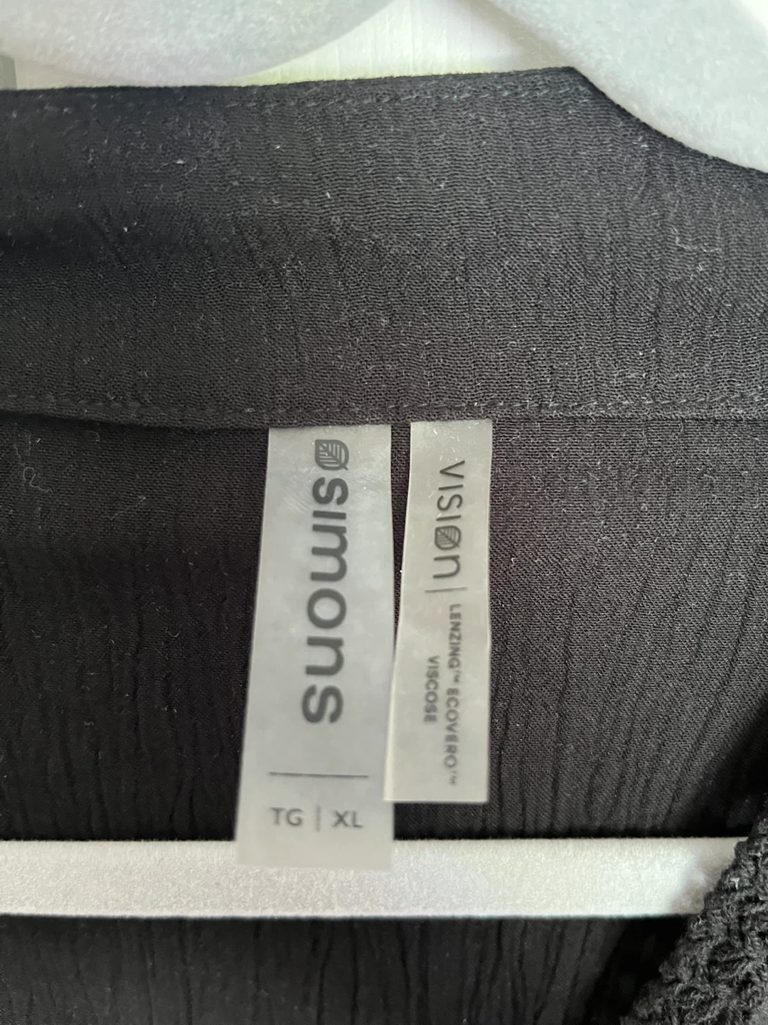 Simons Black Kaftan Cover-Up - photo 2