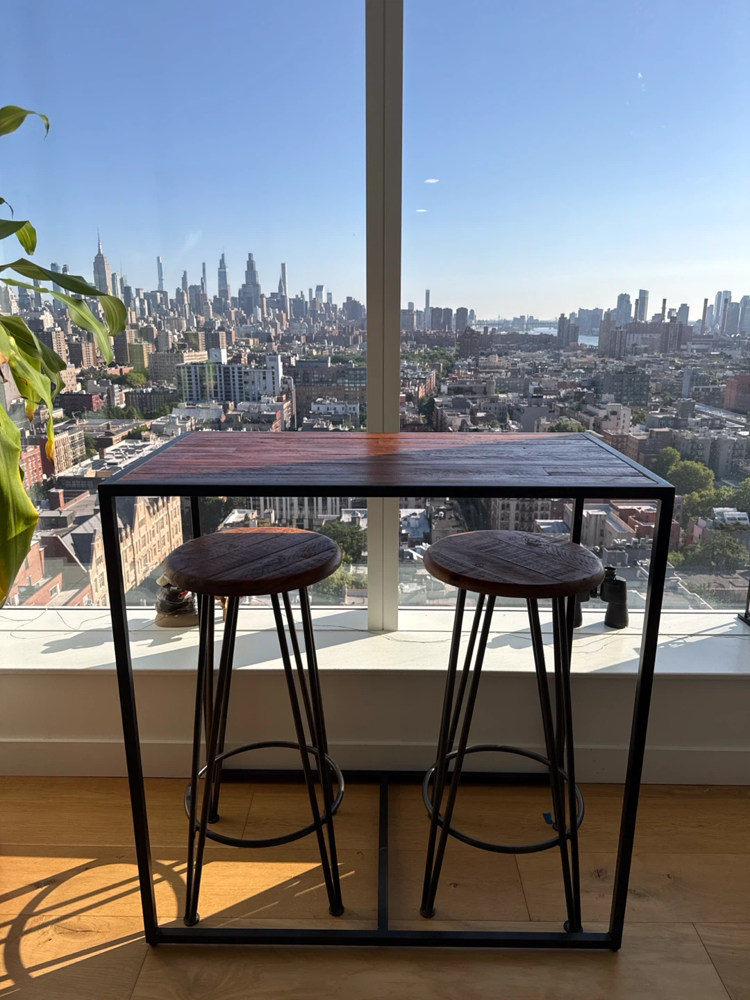 Industrial Bar Table with 2 Stools