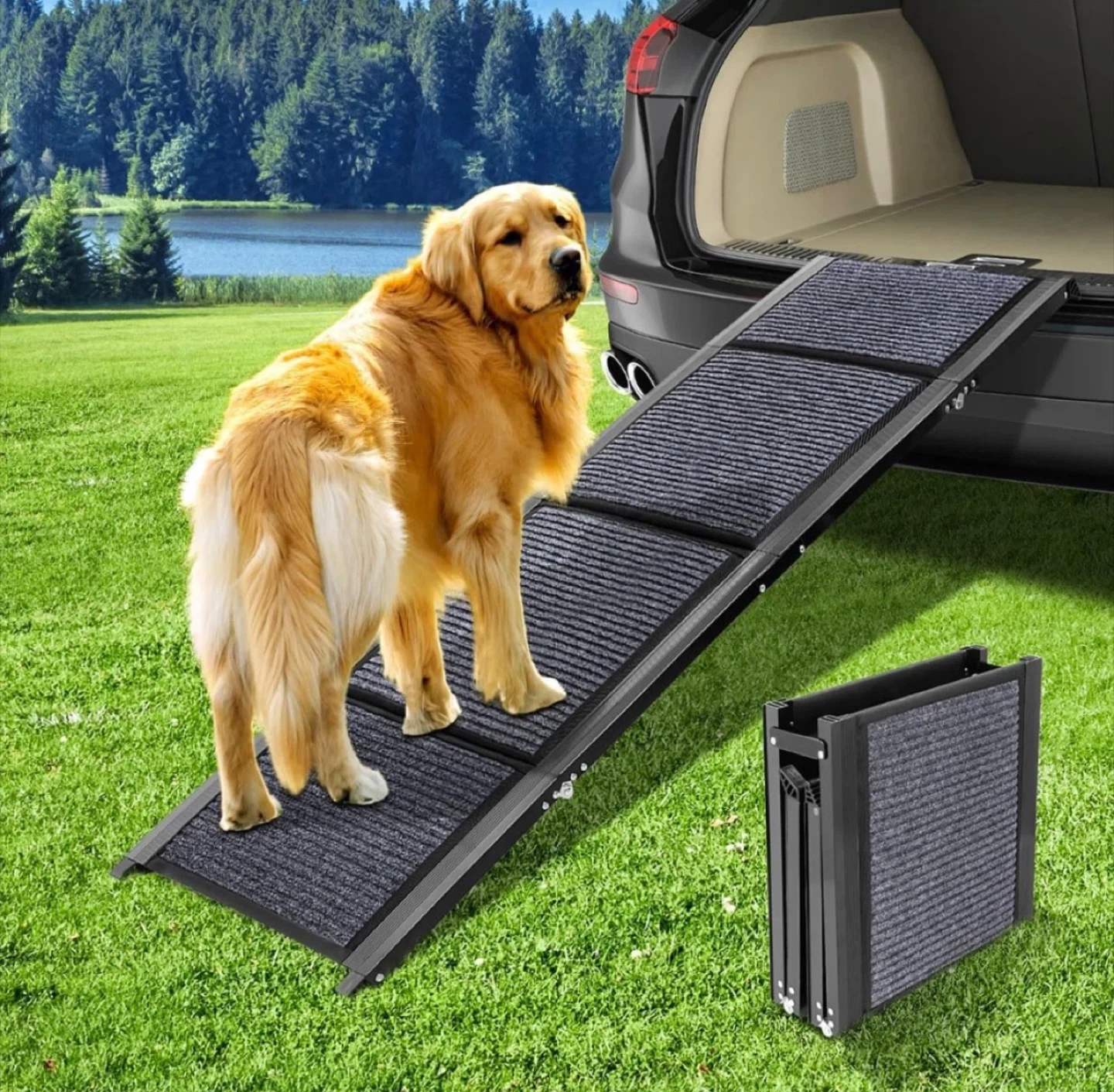 GaliGali Dog Ramp for Car - BNIB