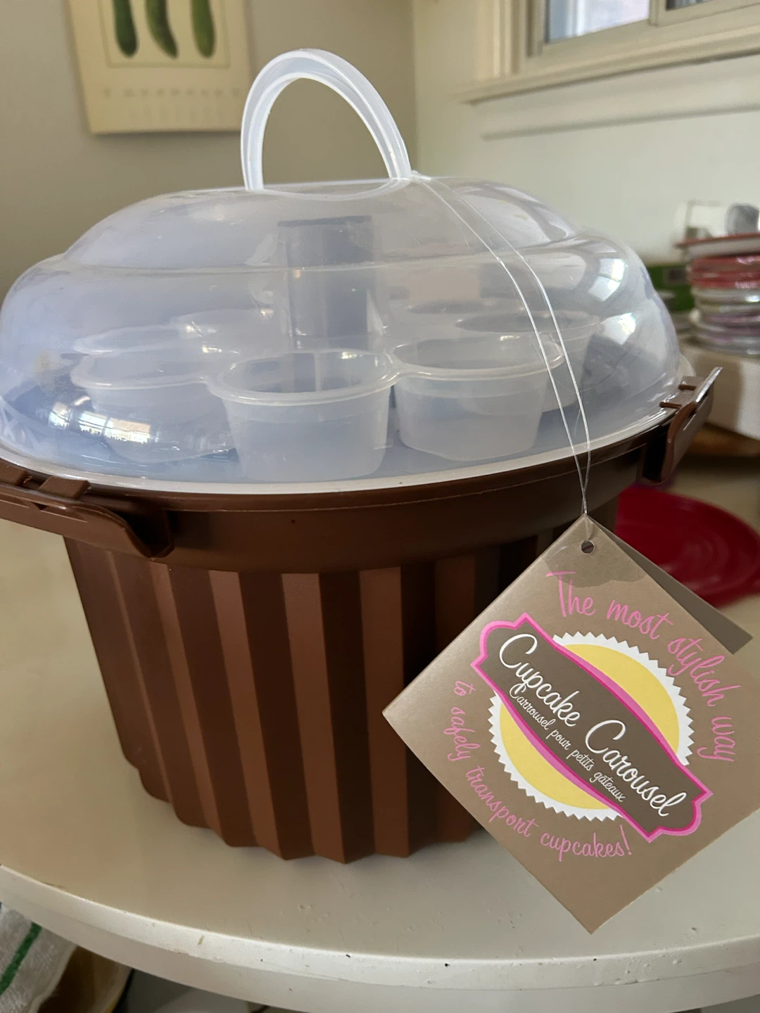 Cupcake Carousel Transport Carrier