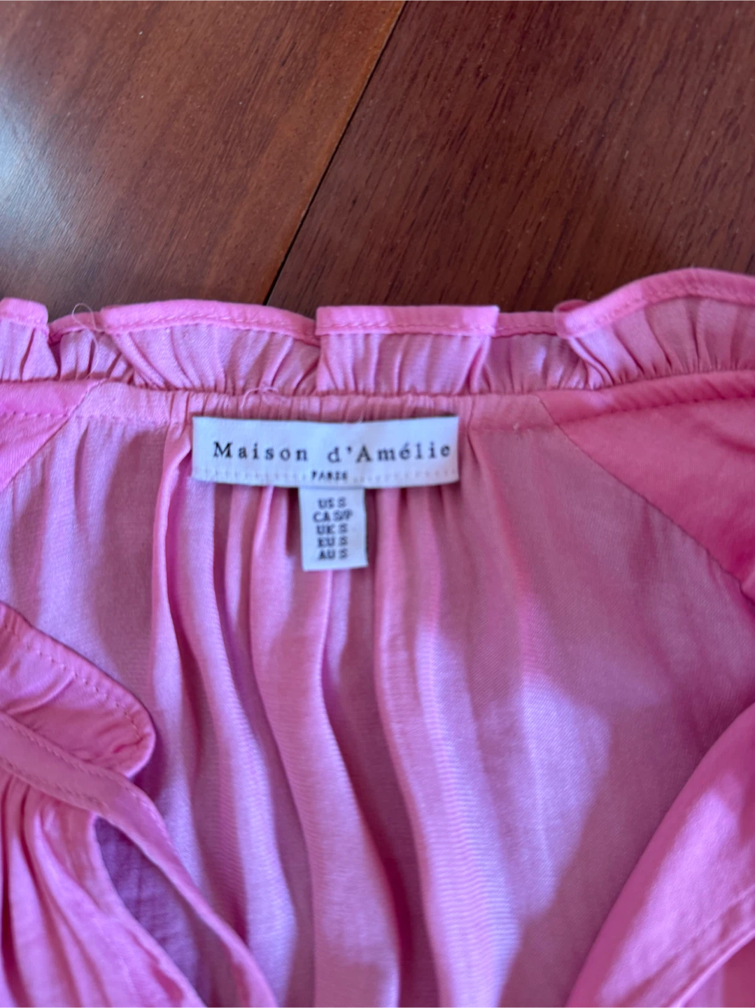 Maison d'Amélie Pink Top - Size S - photo 4