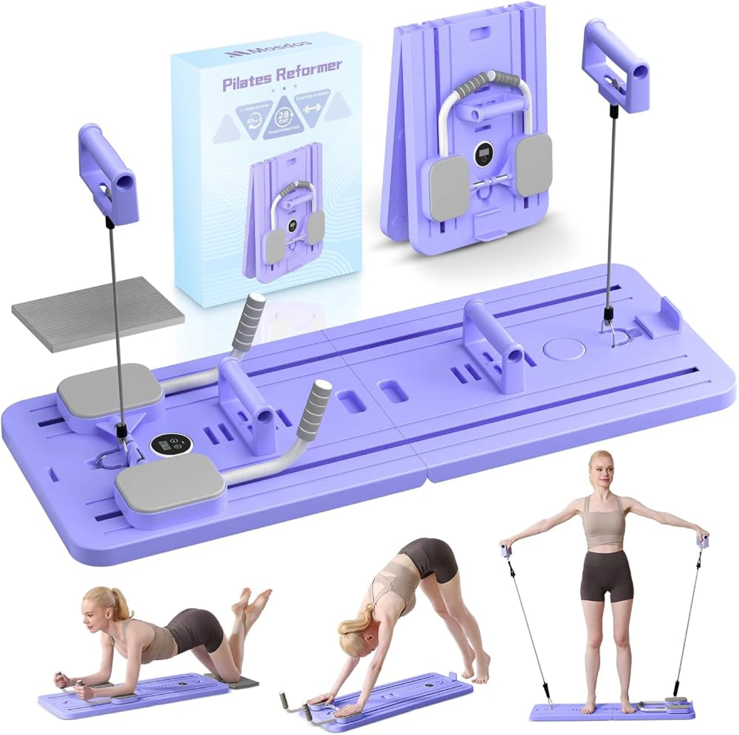 Mosdos Foldable Portable Pilates Reformer