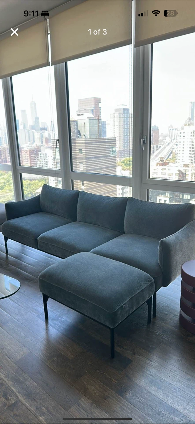 West Elm Penn Sofa - 87 inches Excellent Condition - photo 4