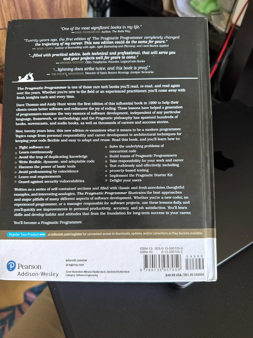The Pragmatic Programmer: 20th Anniversary Edition - photo 2