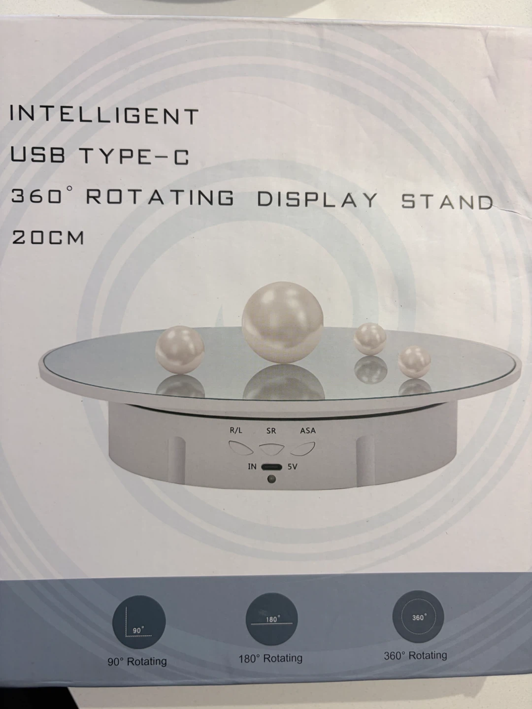 INTELLIGENT USB TYPE-C 360° ROTATING DISPLAY STAND