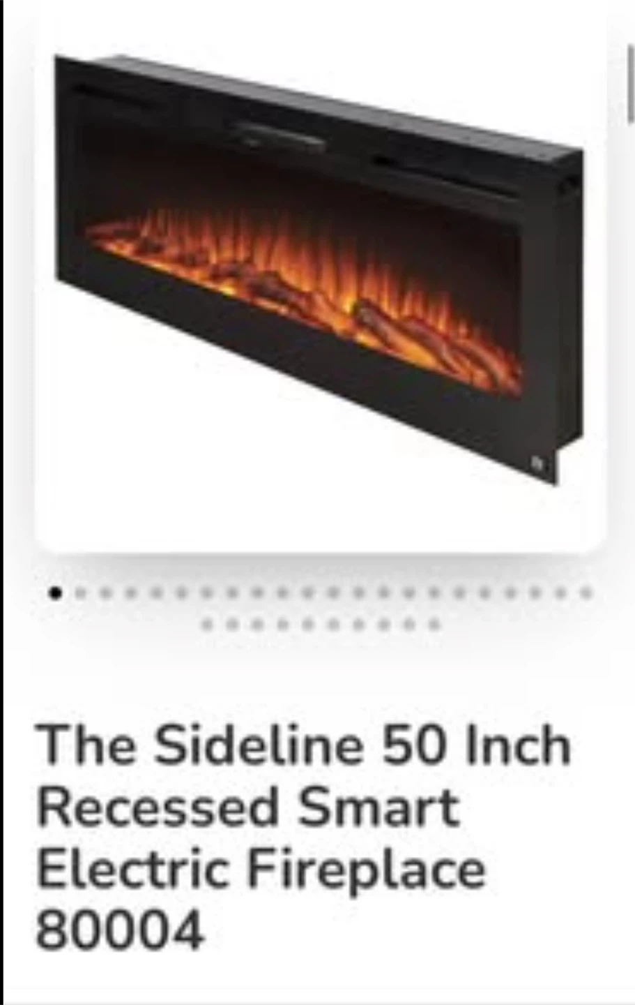 Touchstone electric fireplace - photo 2