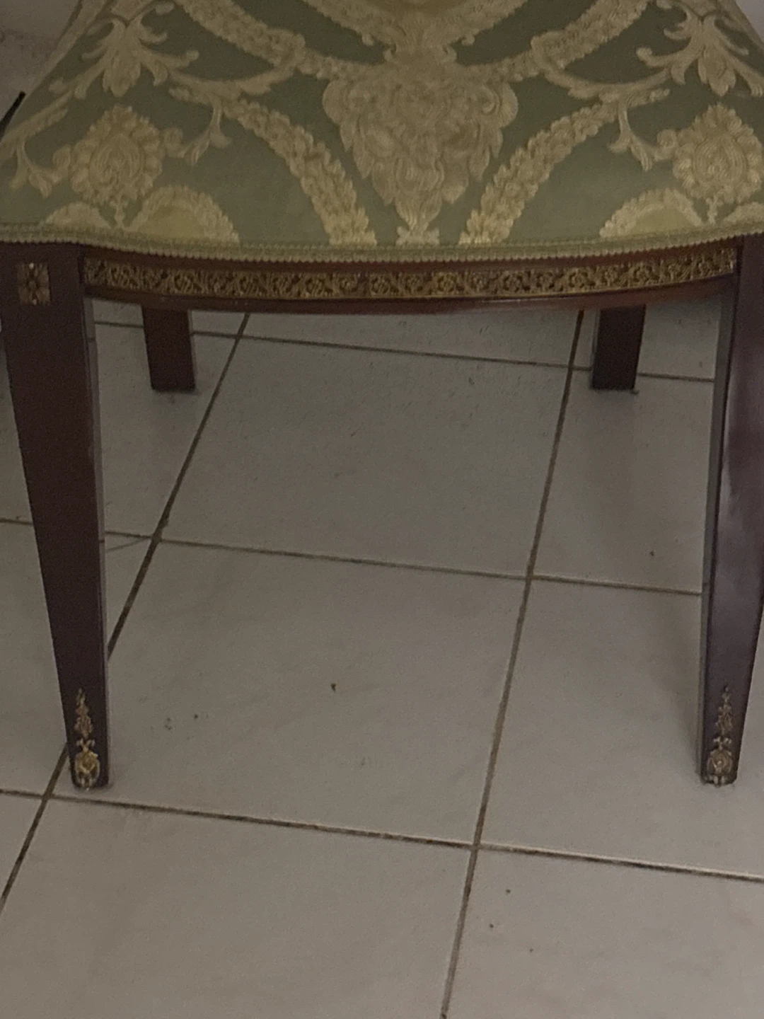 Ornate Dining Chairs bronze 12 total - photo 2