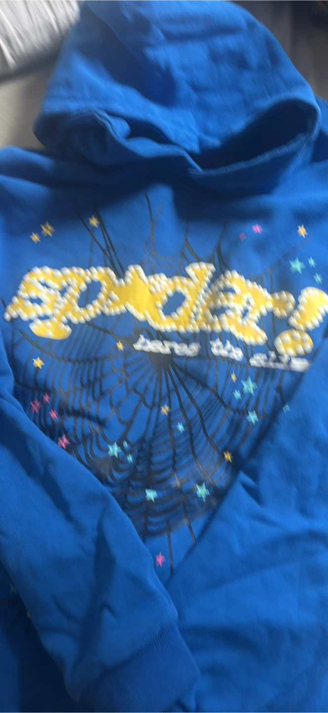 Blue sp5der hoodie - photo 2