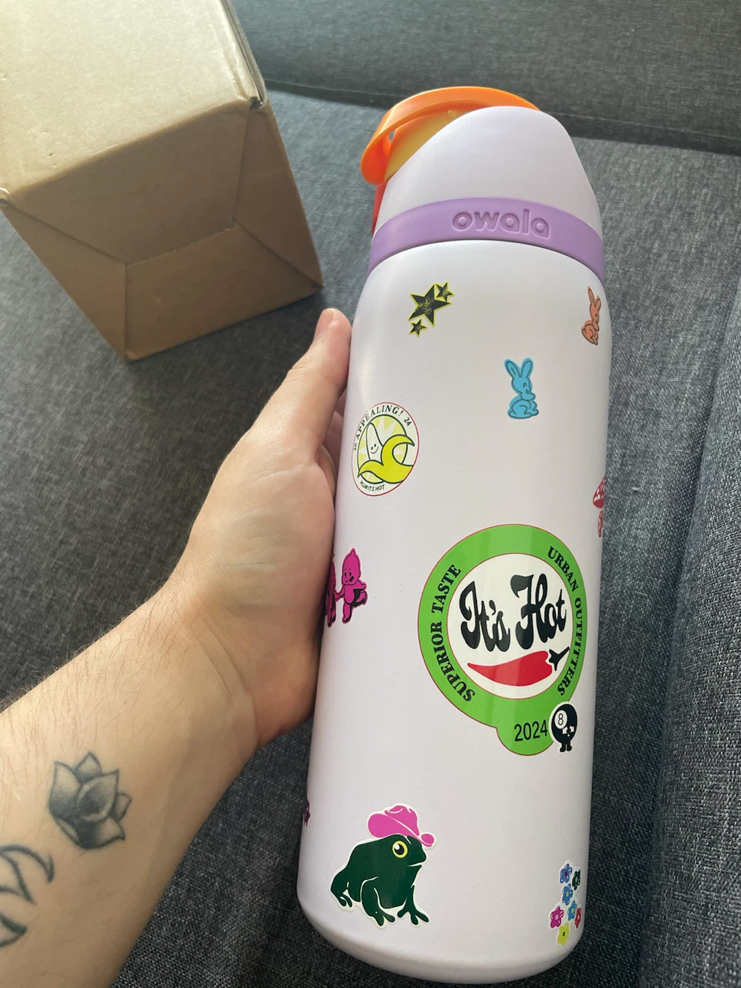 Owala dupe Water Bottle 32 oz - photo 3