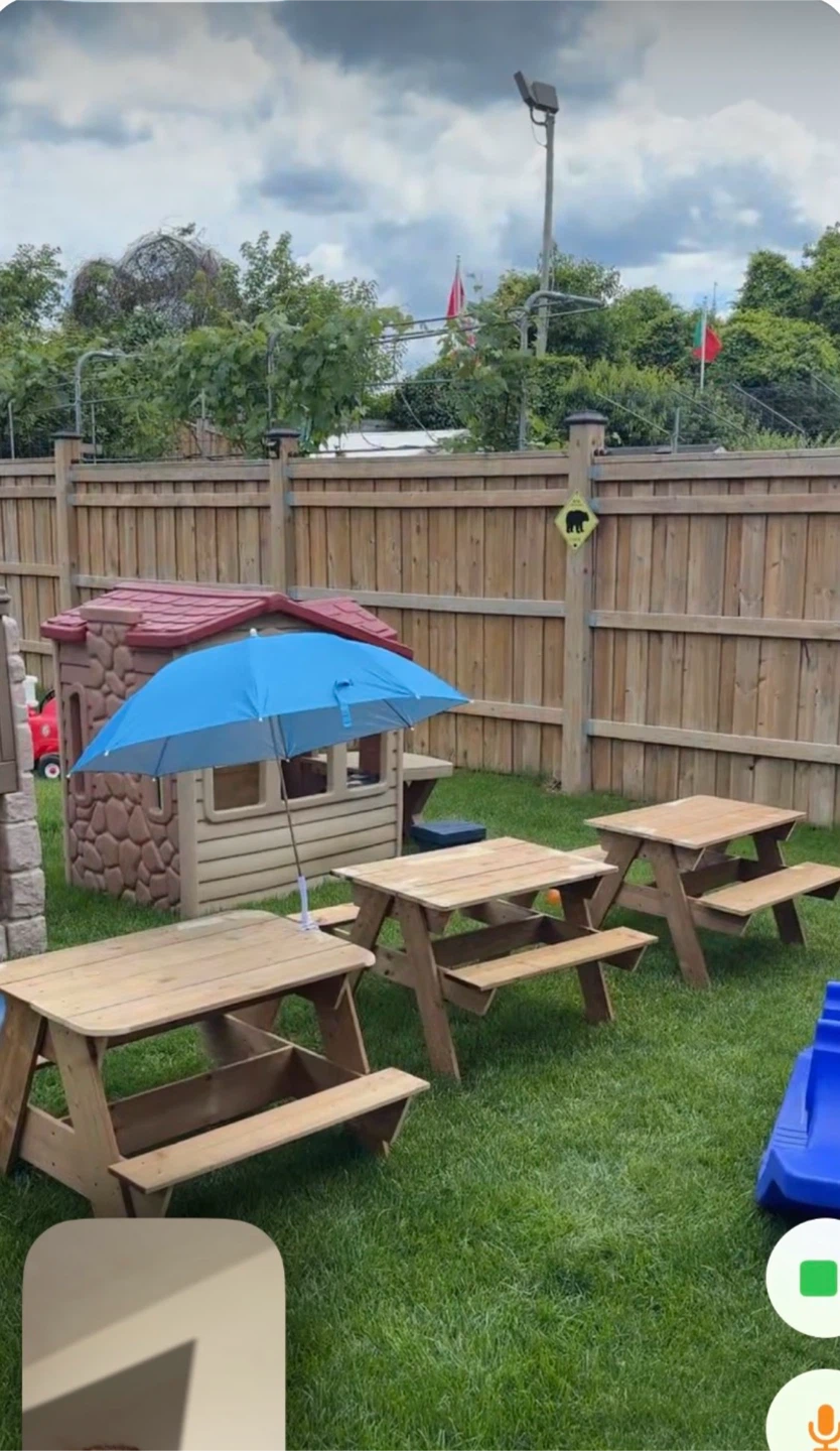 Kids Wooden Picnic Table - photo 3