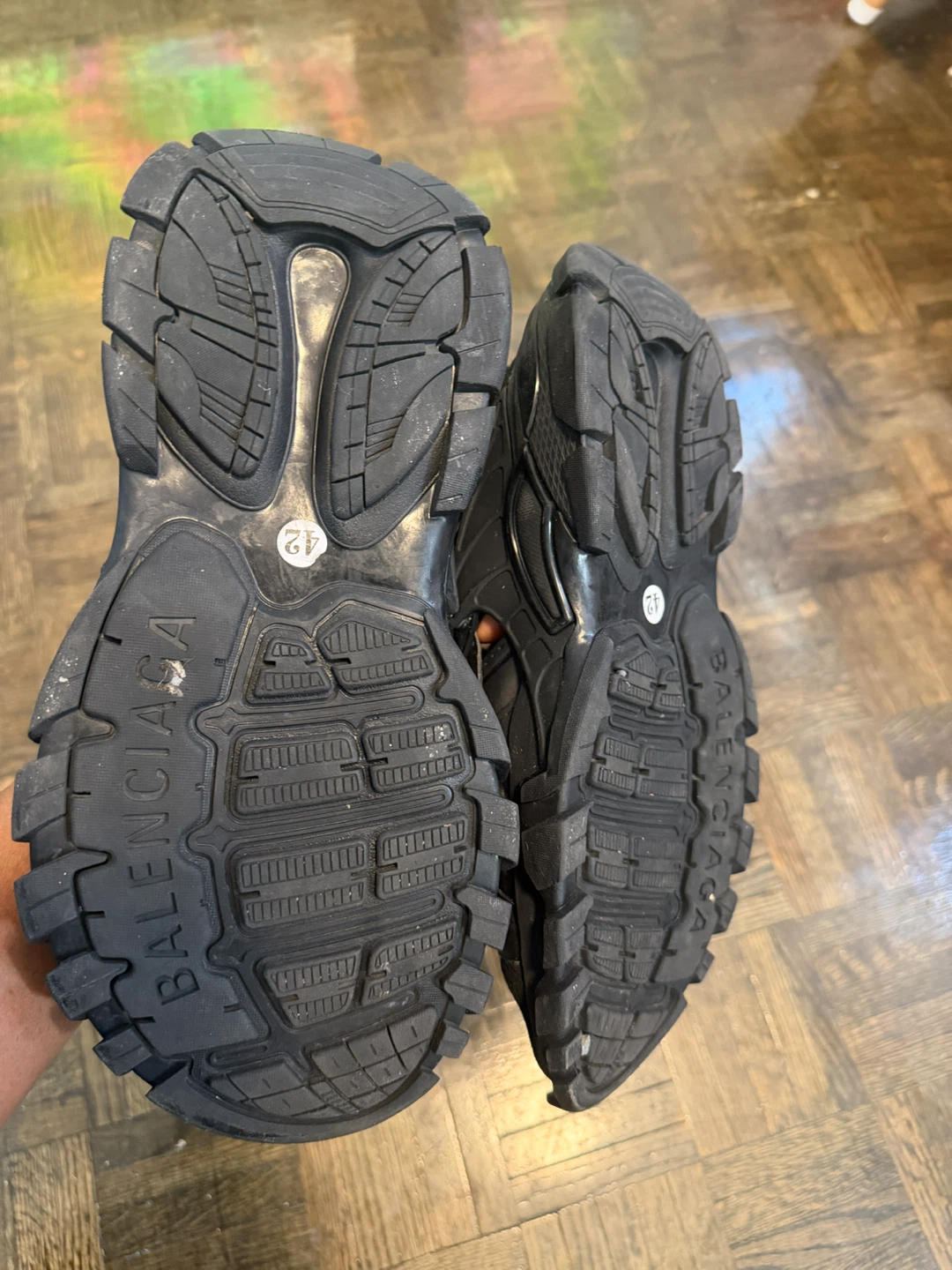Balenciaga Black Sport Sandals Men's Size 42 - photo 3