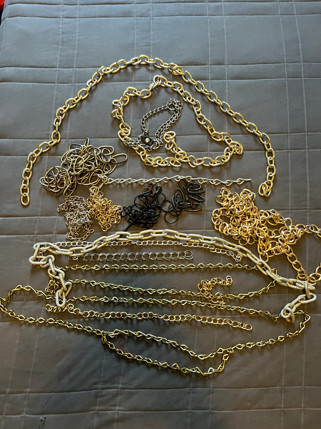 Assorted Chains - Gold, Silver, and Black - photo 4