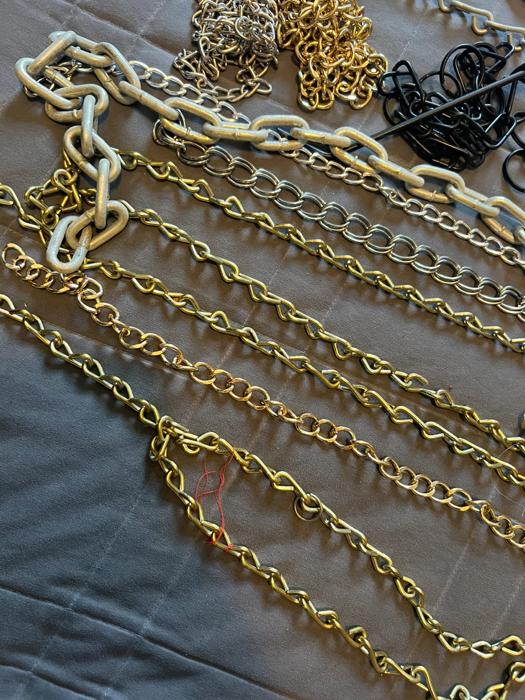 Assorted Chains - Gold, Silver, and Black - photo 5